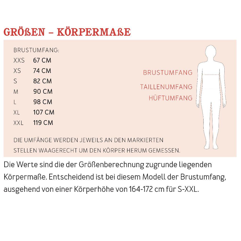Papierschnittmuster Wickeltop Frau Luise XXS-XXL
